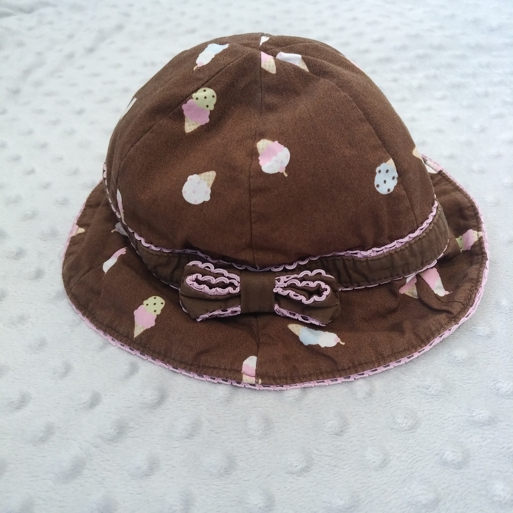 4/$20 Baby girl Gymboree ice cream sunhat 6 months